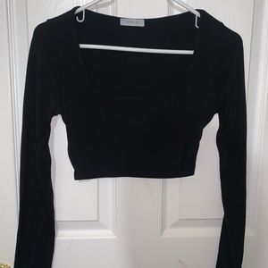 Black Crop Top